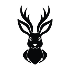 vector illustration of a deer