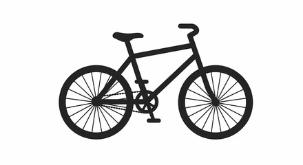 Fototapeta premium vintage bicycle isolated on white background