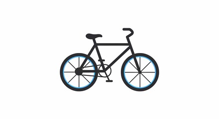 Fototapeta premium vintage bicycle isolated on white