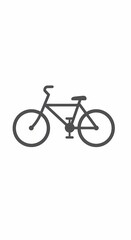 Obraz premium bicycle isolated on white background