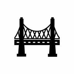 creative details Bridge Icon Vector Illustration