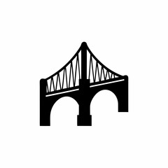 creative details Bridge Icon Vector Illustration