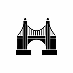 creative details Bridge Icon Vector Illustration