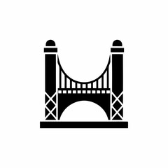 creative details Bridge Icon Vector Illustration