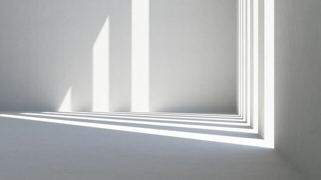 An exemplary minimalistic interior design using light and shadow to create a serene atmosphere