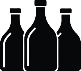 bottles vector icon.eps