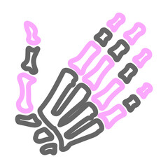 Xray Vector Line Lt Pink Grey Icon Design