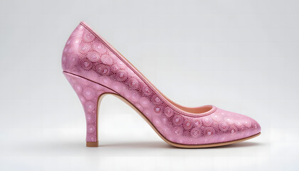 Fototapeta premium pink high heel shoes
