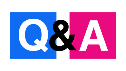 Question and Answers Session Vector Illustration