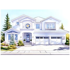 Modern House Illustration