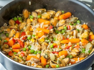 Seafood and Vegetable Stir-Fry