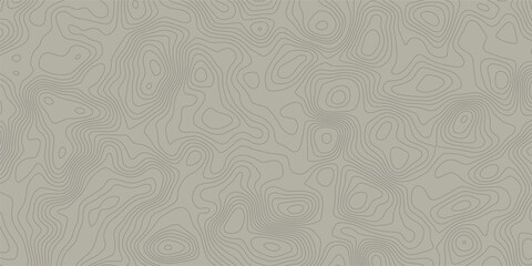 The concept of a conditional geography scheme and the terrain path. Topographic map. Geographic mountain relief. Abstract lines background. Contour maps. Vector illustration.