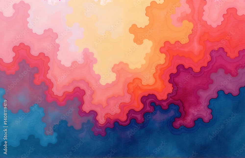 Poster a blend of colors creates a vibrant, dynamic abstract background with subtle nuances and texture thr