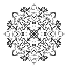 Ornamental luxury mandala pattern	
