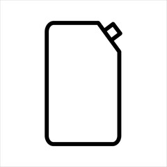 Milk bottle icon vector design templates simple and modern concept graphic