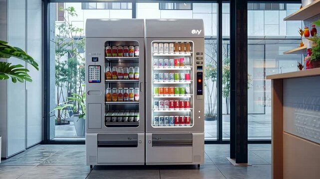 Modern Vending Machine Design: Sleek, Innovative, and Efficient