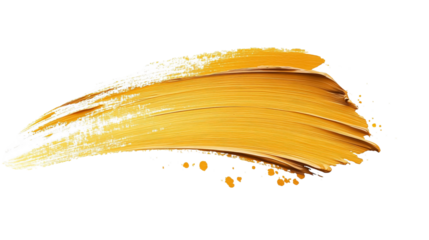 Brushstroke for Art and Painting Projects - Isolated on White Background