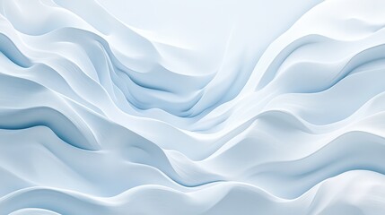 Obraz premium Soft flowing fabric texture in light blue shades creating a serene and calming atmosphere for design projects and backgrounds, fabric texture concept