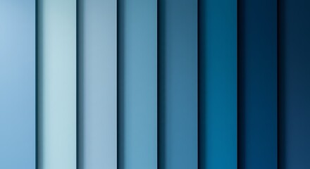 Obraz premium Serene Blues: A Gradient of Tranquil Shades AI Generated