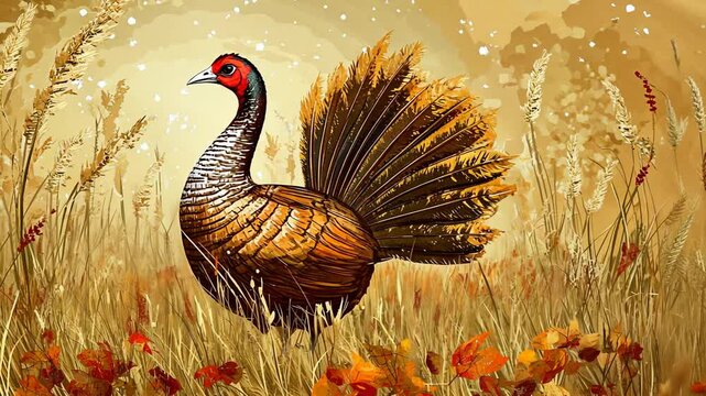 Cute Cartoon Birds Vector Illustration of Ducks Swans Geese and Turkeys in Nature