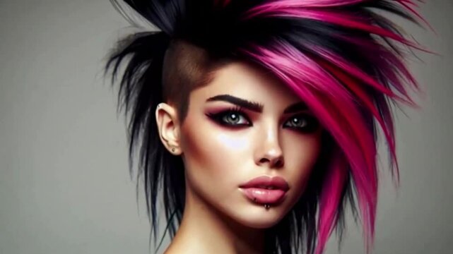 Stylische junge Frau