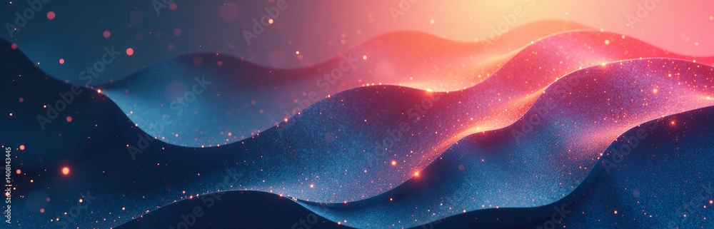 Aufkleber Background Features A Blend Of Colors And Textures Including Gradients Waves Noise And Shine Effects On A Clean Slate Design.