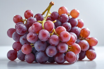 Fototapeta premium Grapes Image with White Background