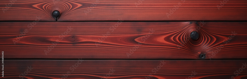 Poster Dark Red Brown Abstract Wood Background With Redwood Pattern And Baner With Mahogany Texture For Use In Designs.
