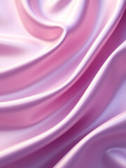 Obraz premium Luxurious Satin Background Features Soft Folds On A Shiny Purple Pink Surface Ideal For Web Banners And Designs.
