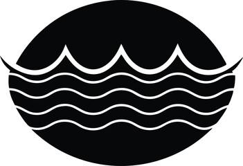 ocean vector icon.eps