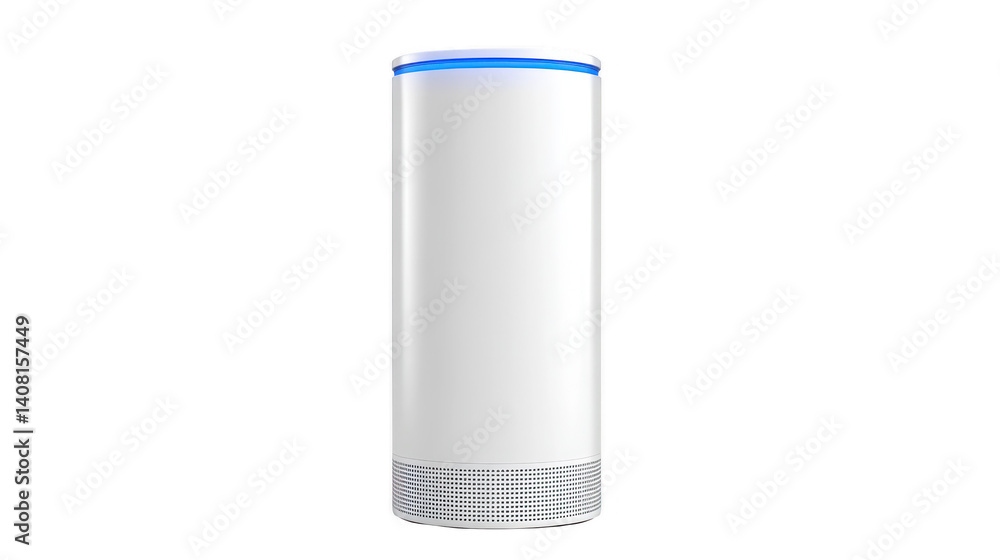 Poster enhancing home security and automation, a comprehensive guide to smart home devices