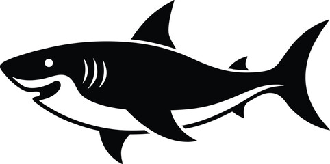 shark vector icon.
