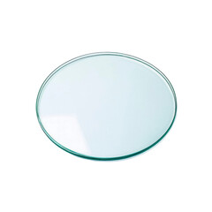 Round Glass Plate, Clear Glass Disc,  Laboratory Glassware, Microscope Slide, Circular Glass Object