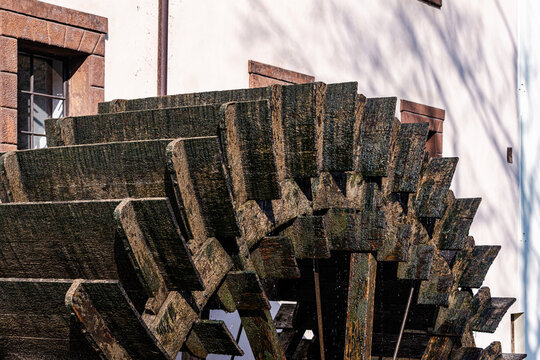 Rustic Charm of Prague's Historical Waterwheel Architecture
