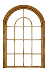 old wooden window Wedding decoration, frame, ornaments, vintage on transparent background