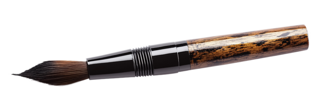 Calligraphy Brush for Writing and Artistic Projects - Isolated on White Background