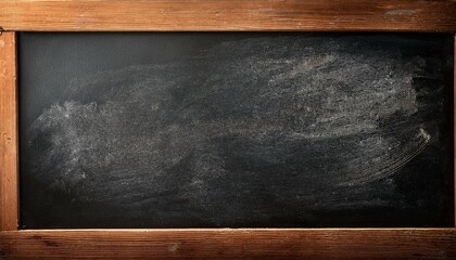 Old blank dirty blackboard