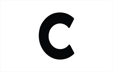 Fototapeta premium Elegant Letter C logo Vector Template Initial Letter C Logo Design. Creative And Modern C logo