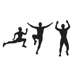 silhouettes of people