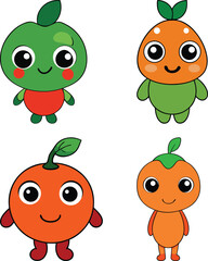 Obraz premium Cute camu camu cartoon vector