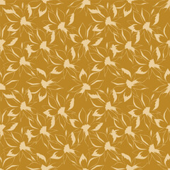 seamless flower pattern on background