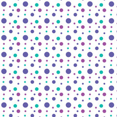 cheerful multicolor seamless dot pattern