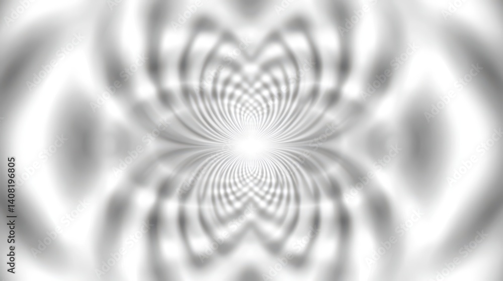 Poster elegant white and gray abstract background with intriguing circular design