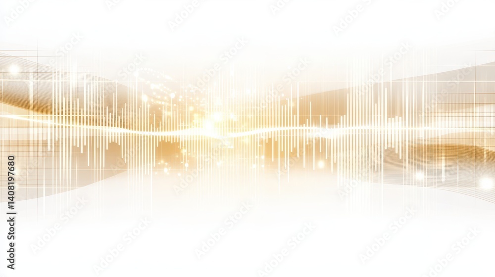 Aufkleber dynamic abstract background with colorful lines and vibrant lights design