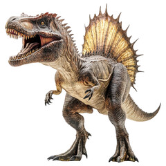 Spinosaurus Dinosaur Roaring with Open Mouth