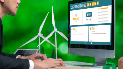 Customer experience and review analysis by brisk computer software for corporate business