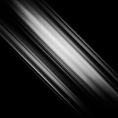 Fototapeta premium Black and white stripe abstract background. Motion lines effect.