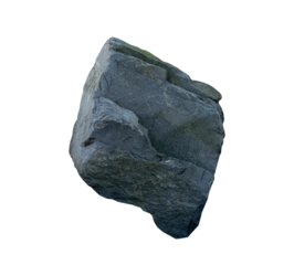 Rock Granite Podium Isolated on  background,Grey Rock Sea with Texture for for Spa Product Stage,Stone Stand Display on  background, Dark Green Cliff Rock Mountain for Garden Decoration