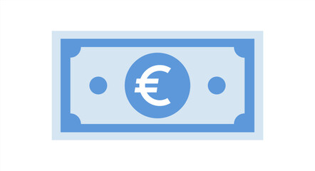 Euro Money Vector Illustration. Euro Bill note money. eu Euro currency, vector 10 eps.