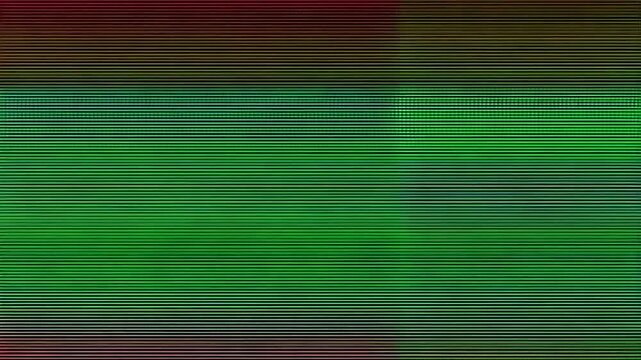 Abstract Glitch Art: Digital Distortion and Colorful Interference